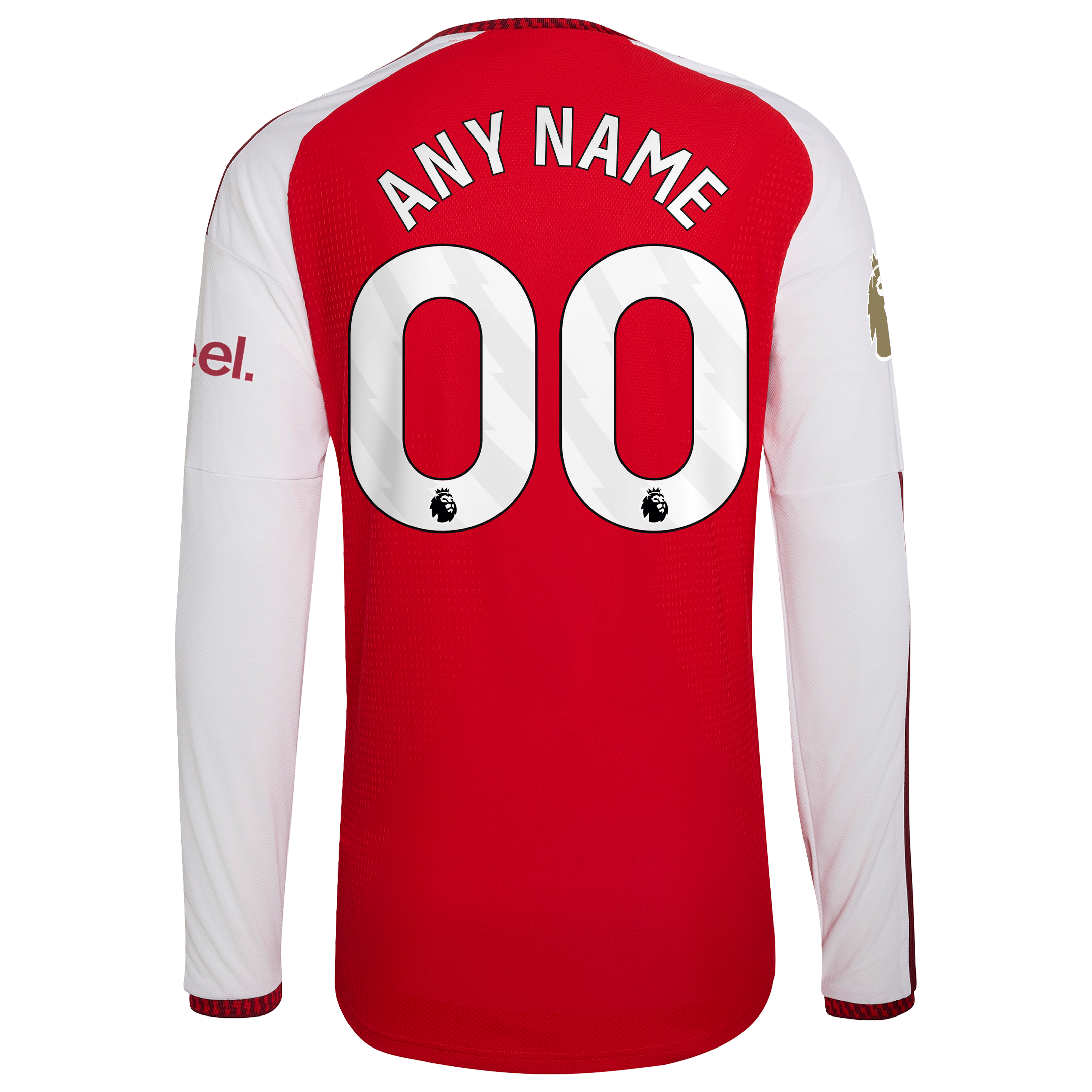 [SJH] Arsenal 2026/27 Home Authentic Custom Long Sleeve Jersey - Red