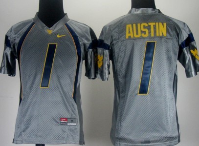 Men's None Tavon Austin #1 away jersey Gray 2024 home jersey Jersey
