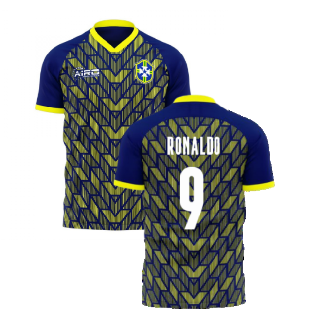 Top Ronaldo Brazil Kit - Soft Retro Trendy Comfort Vintage