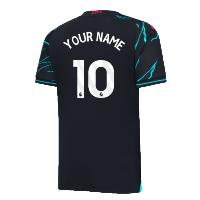 2023-20 Man City Soccer Jerseys premium Third Shirt - Adults