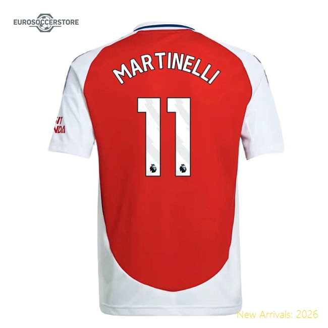 2024-2025 Arsenal Kids Kid-approved Martinelli Jersey Drycell