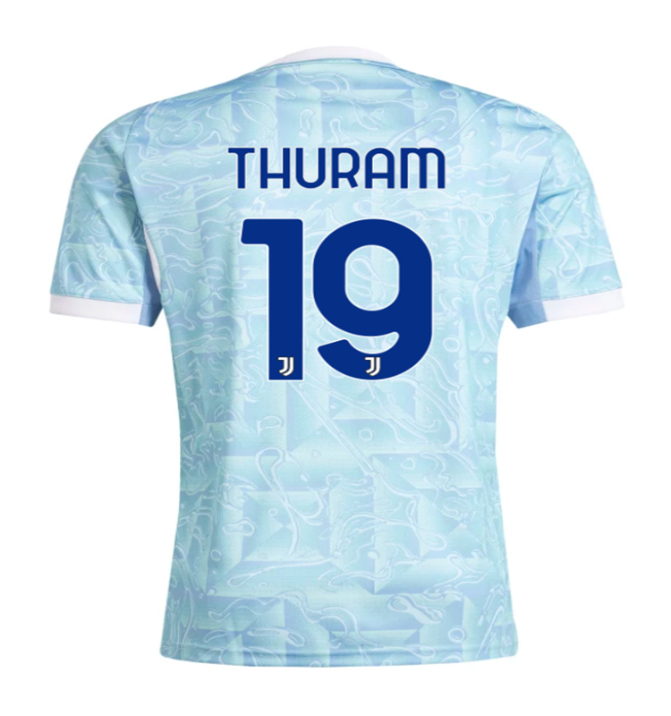 2526 Juventus Away Jersey Shirt 19 THURAM - Official Replica 8405
