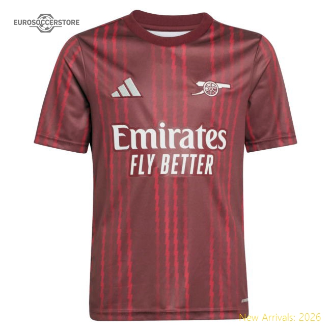 Official Pre-match Arsenal Shirt Kids (warm) - Authentic Soccer Wear