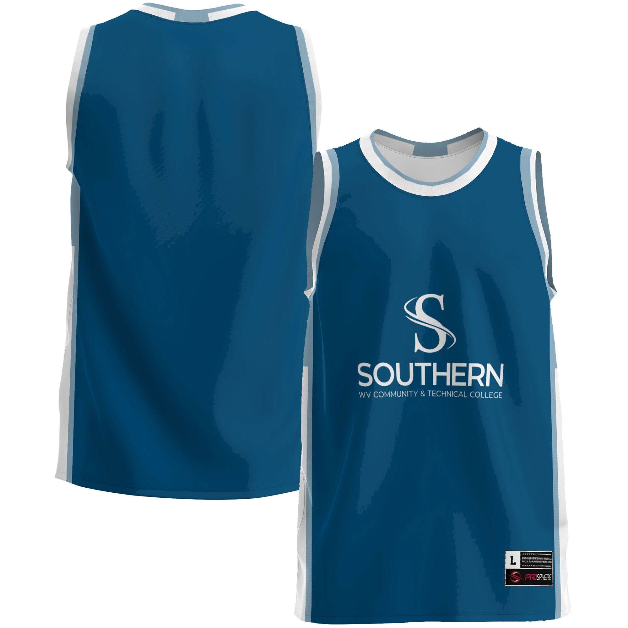 [NJP] Southern West Virginia Community and Technical College GameDay Greats Lightweight Basketball Jersey - Blue