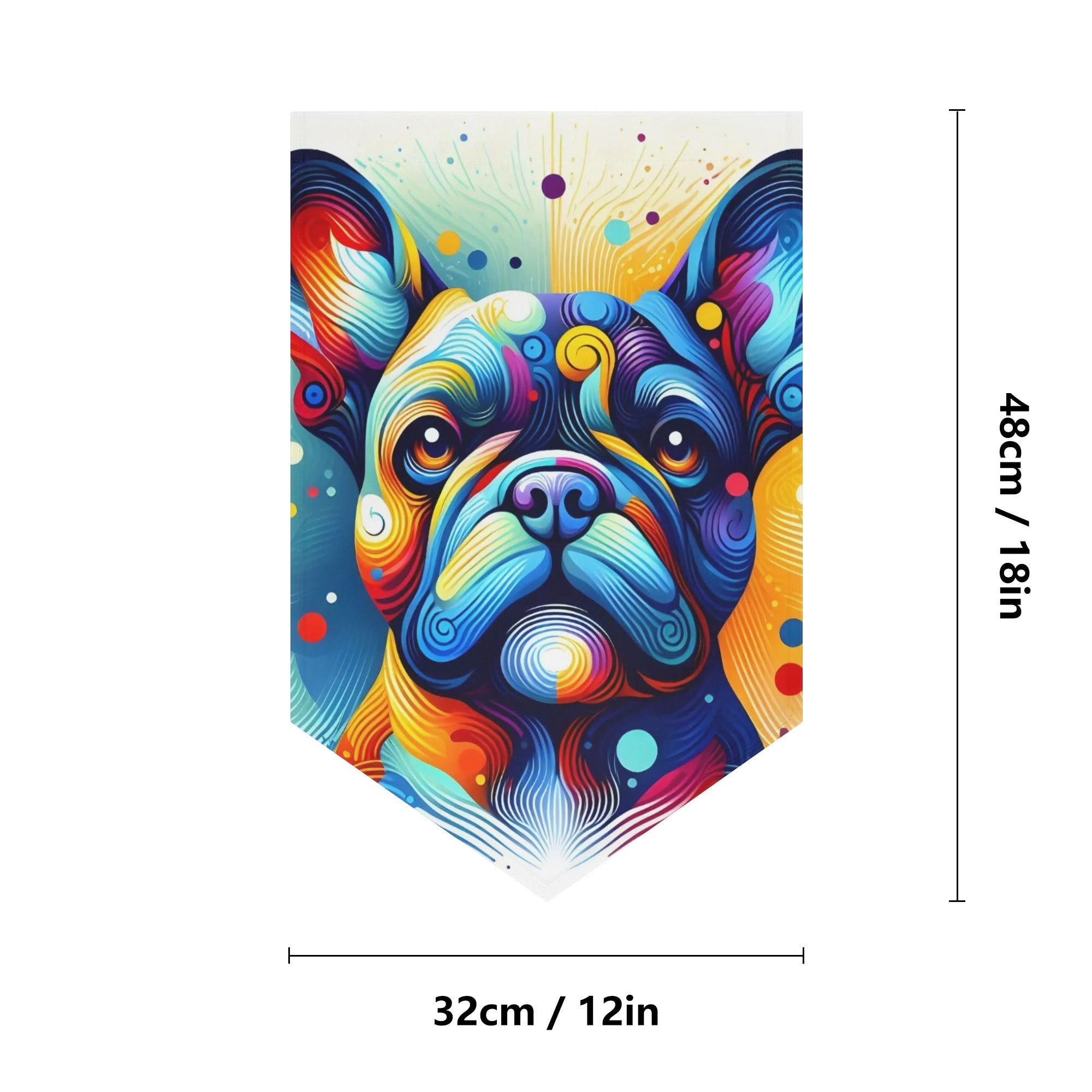 Nova - Bulldog Garden Flag Banner Paw Protection | Safe For Paws