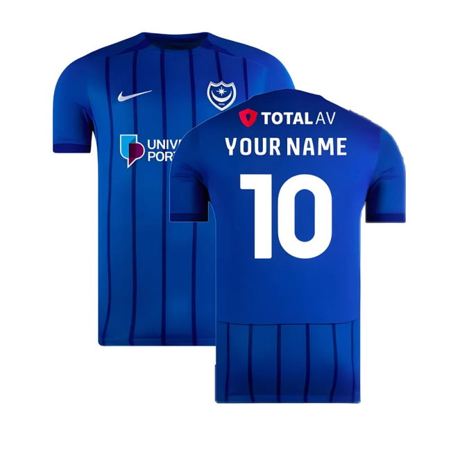 2024-2025 Portsmouth Home Shirt (Your Name) | Discounted