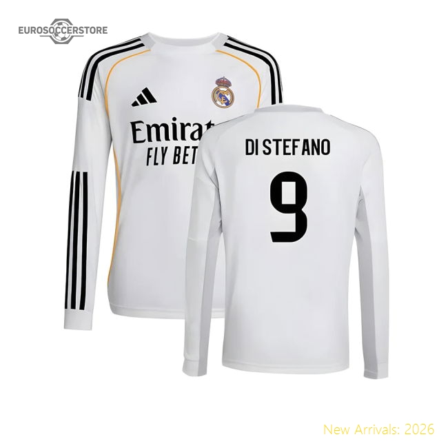 Real Madrid 2024-25 Home Fan Edition For Kids Stefano Football Shirt