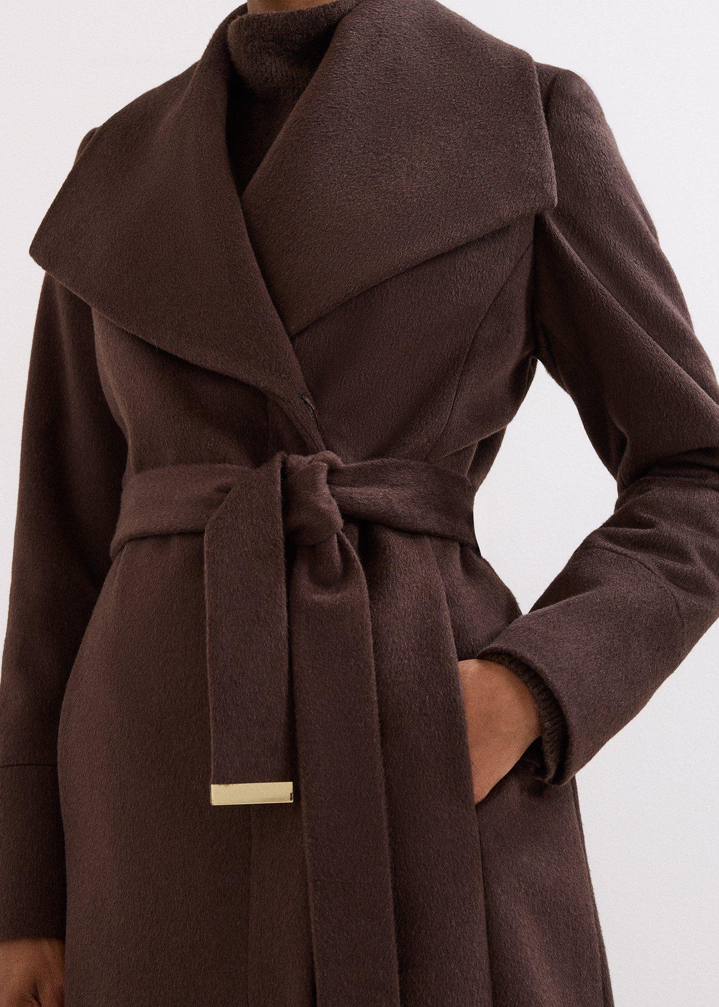 Nicci Belted Wool Coat
