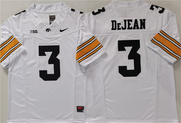Men's None White 2024 replica Cooper De #3 away jersey Jersey