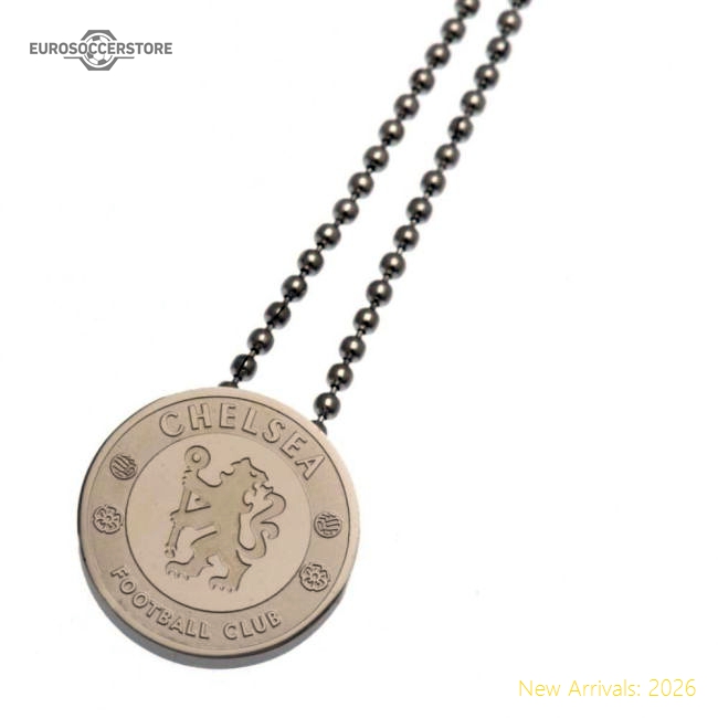 Chelsea Fc Stainless Steel Pendant & Chain Liverpool Fan Merchandise