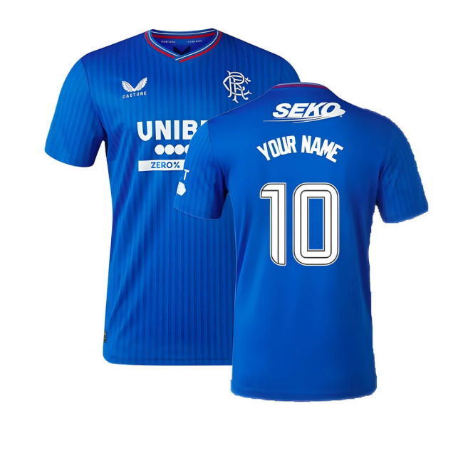 Premium 2023-2024 Rangers Home Home Your Name With Special Edition