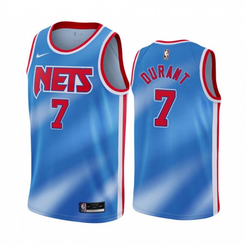 Nike Nets Blue Kevin Durant #7 Jersey - Reasonably Priced Quality