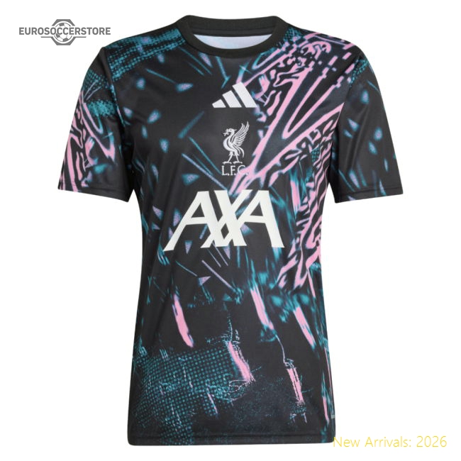 Premium 2025-2026 Liverpool Pre Match Shirt (black) - Premium Quality