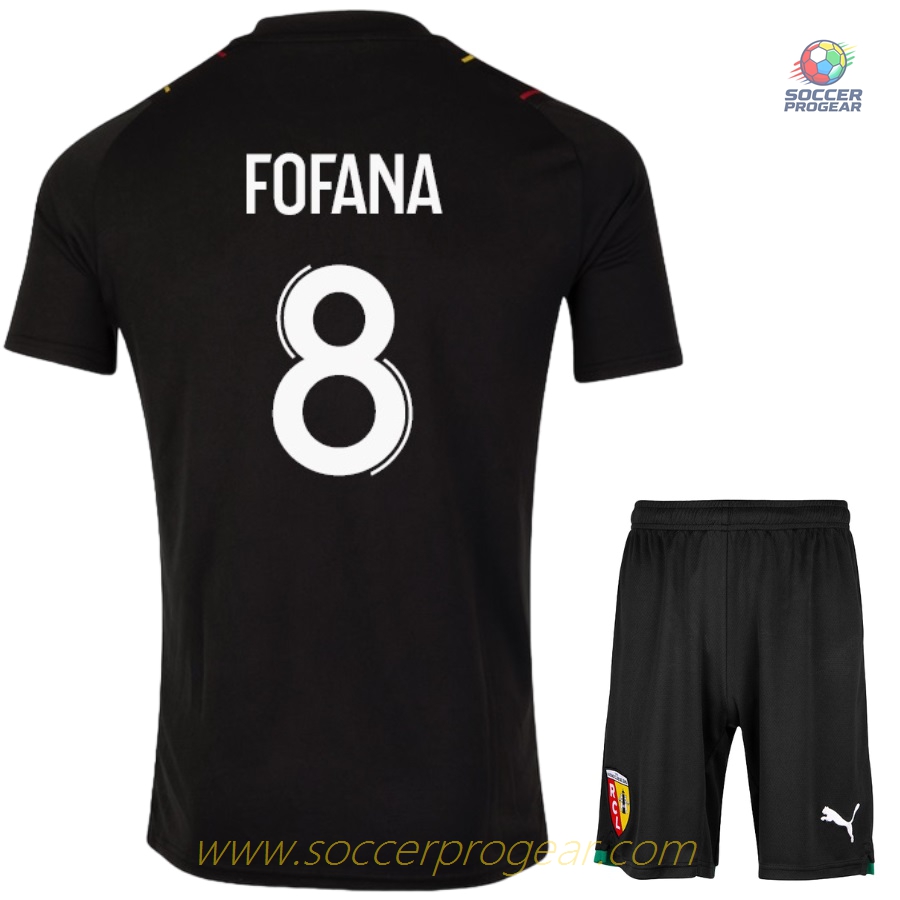 2023-24 RC LENS High Quality OUTDOOR KIDS KIT JERSEY FOFANA