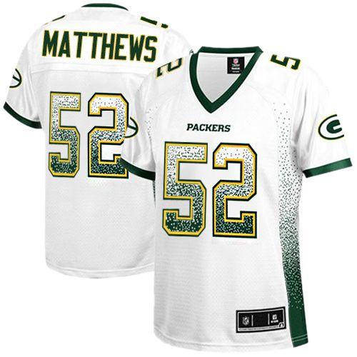 Official NFL s Green Bay Packers #52 Clay Matthews Green Elite Jersey
