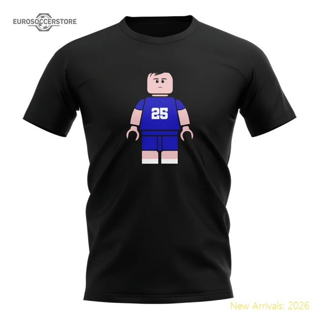 Official Gianfranco Zola Chelsea Brick Footballer T-shirt (black)