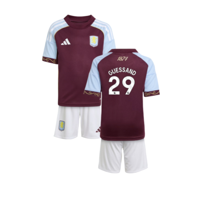 2025-2026 Aston Villa Home Mini Kit (Guessand 29) | Elite