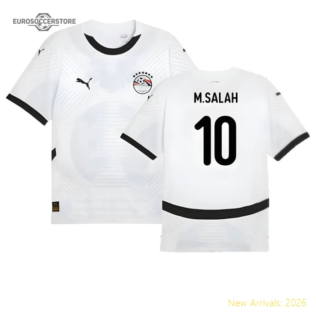Top-grade 2024-2025 Egypt National Team Road Jersey (msalah 10)