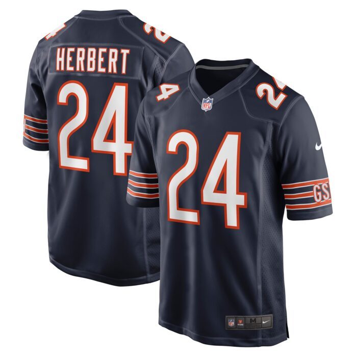 None Men's Star Player CHI Bears Premium Material Jersey Game Day We