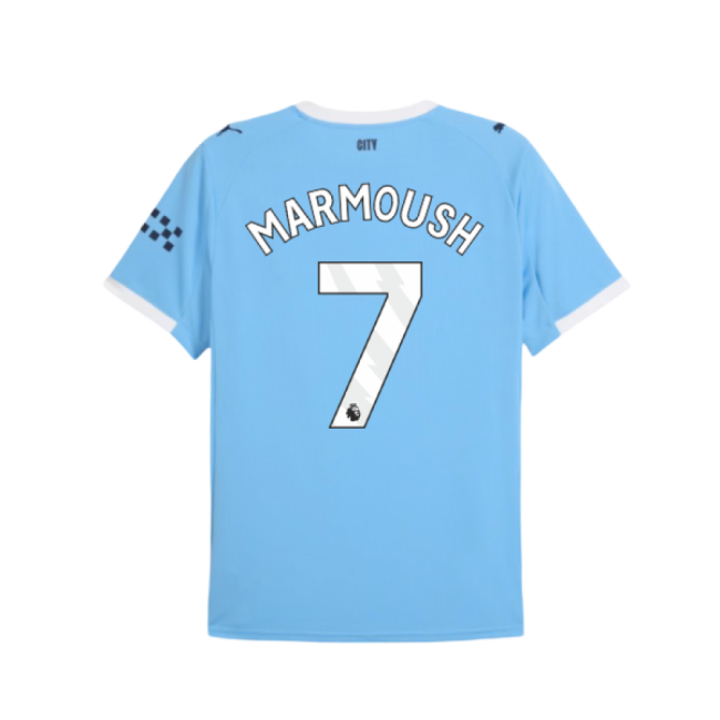 2025-2026 Man City Home Shirt (Marmoush 7)