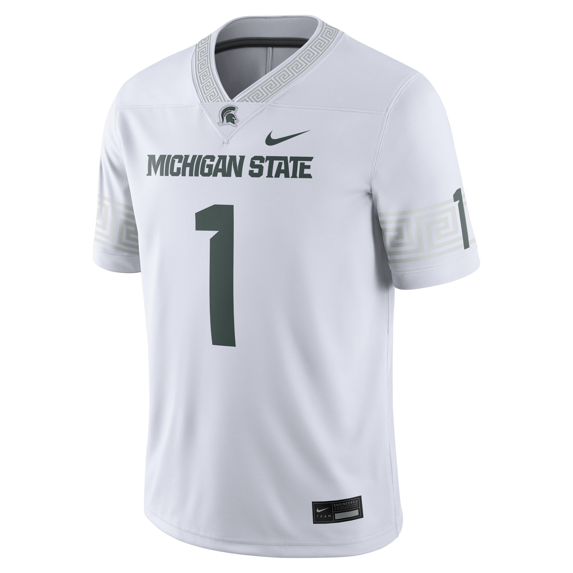 [DDG] Michigan State Spartans Football Game Jersey - White