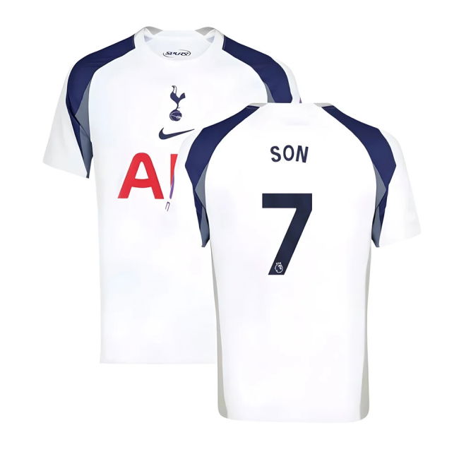 Spurs Genuine 2025-2026 Tottenham Hotspur Home Shirt (Son 7)
