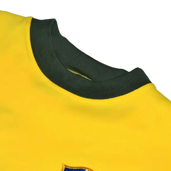 Jersey Brazil 1970 World Cup Carlos Alberto Retro Football Shirt