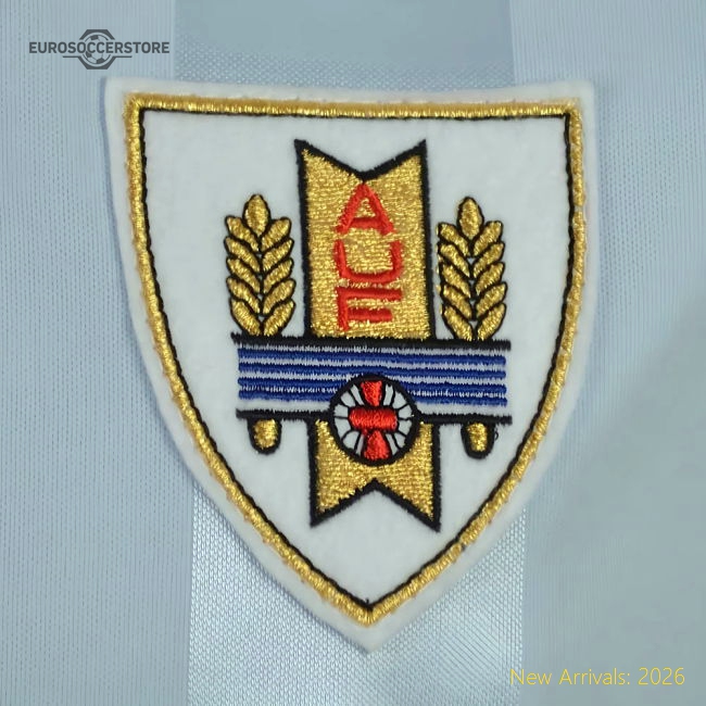 Uruguay 1986 World Cup Retro Football Shirt - Sky