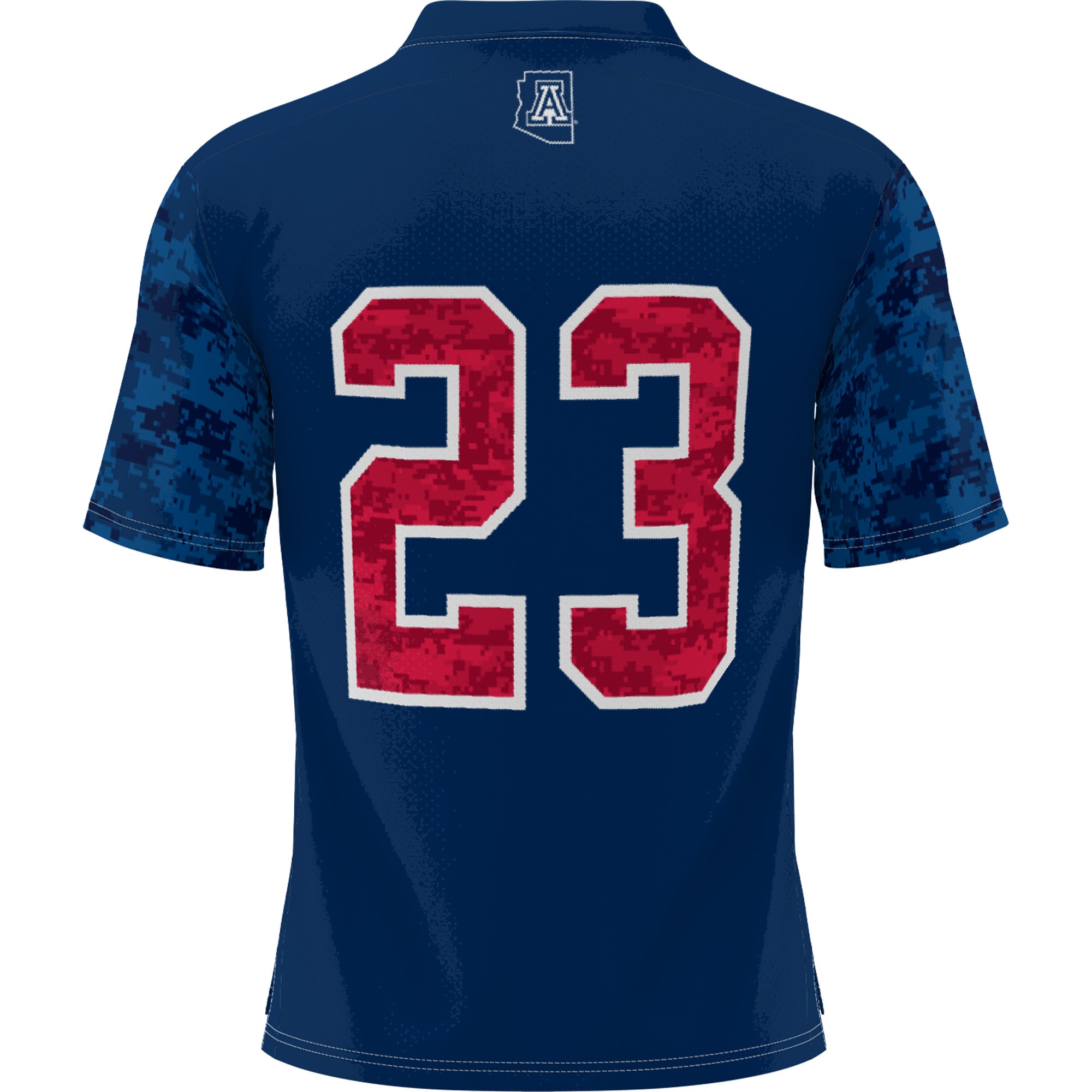 #23 Arizona Wildcats GameDay Greats Youth Military Appreciation Football Jersey - Navy