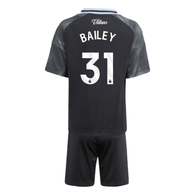 Football Aston Villa Away Mini Kit Bailey #31 Superior Craftsmansh...