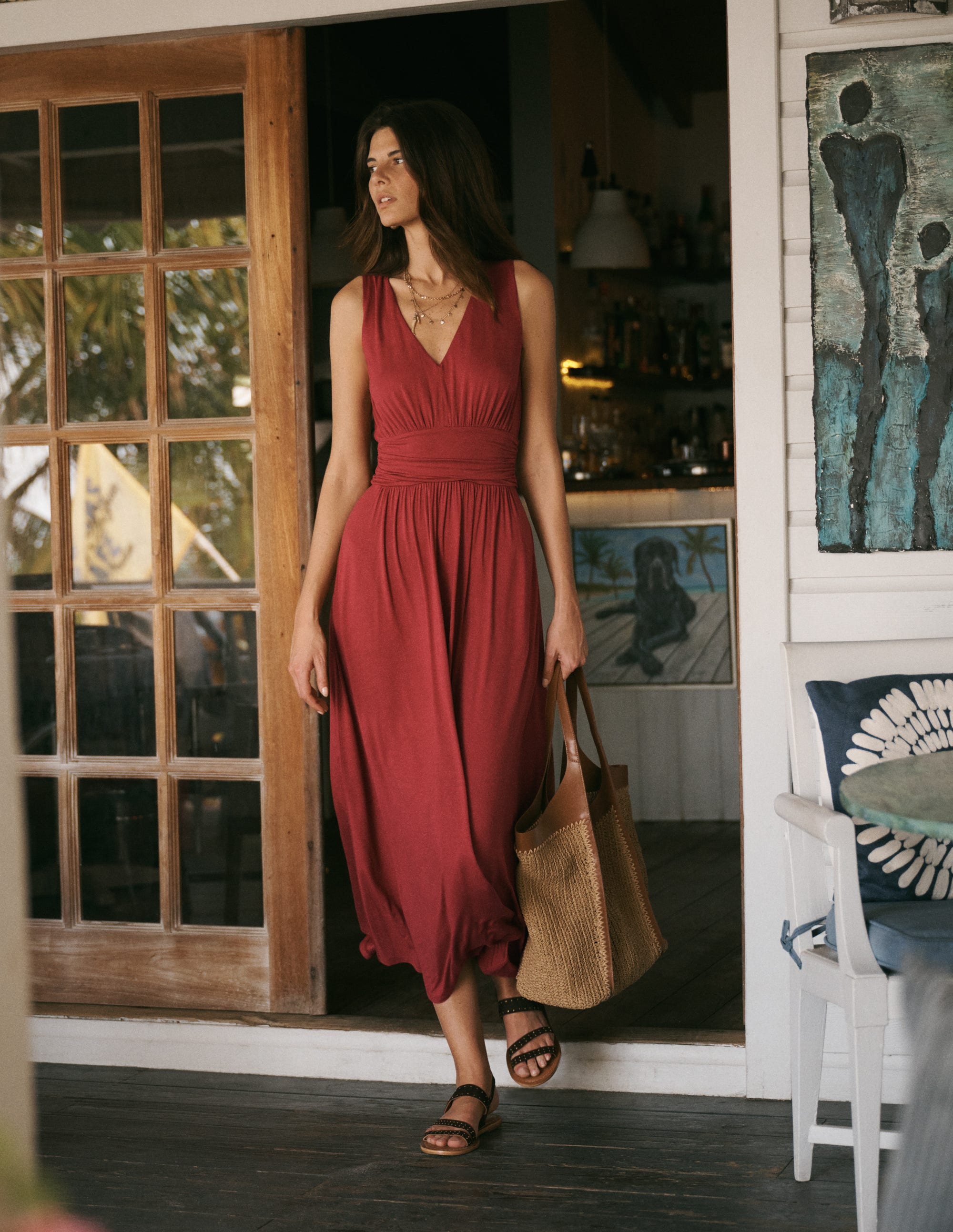 Elodie Jersey Maxi Dress