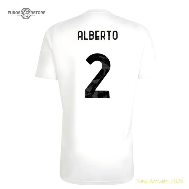 2025-2026 Old Lady Training Tee (white) (alberto 2) - Fantastic Value