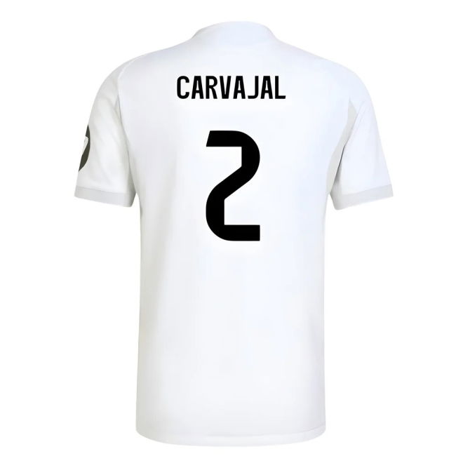 2025-2026 Real Madrid Authentic Home Shirt (Carvajal 2)