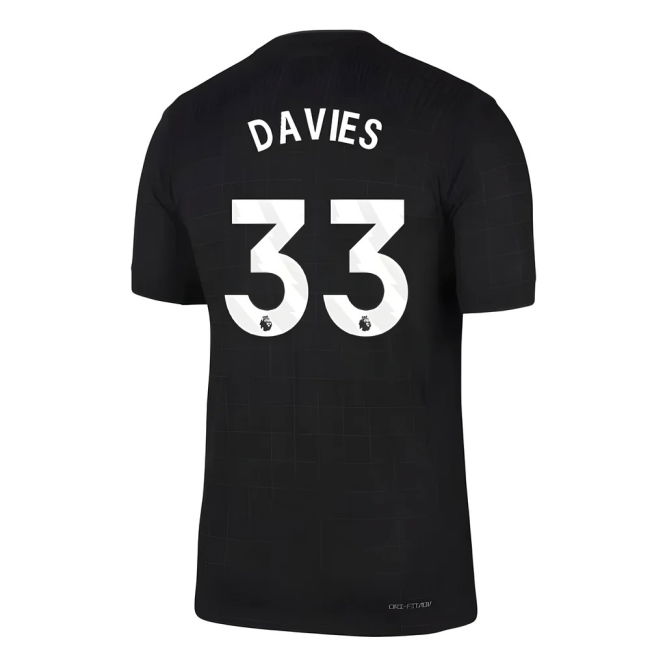 2025-2026 Tottenham Authentic Away Jersey (Davies 33)