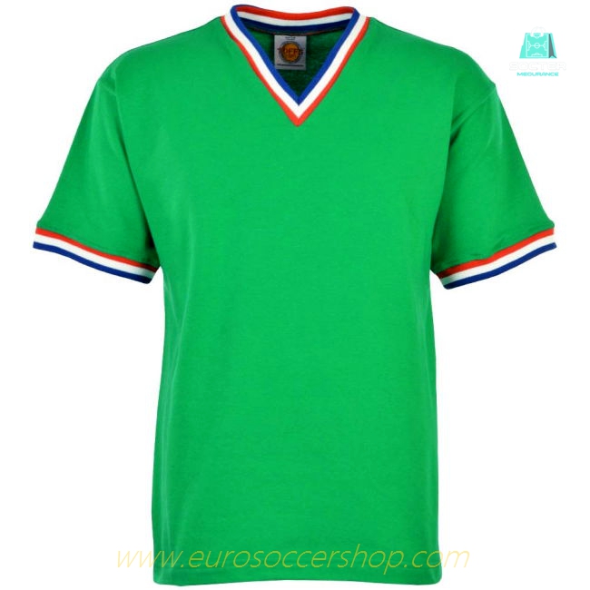 St Etienne Short Sleeve Retro Football Shirt