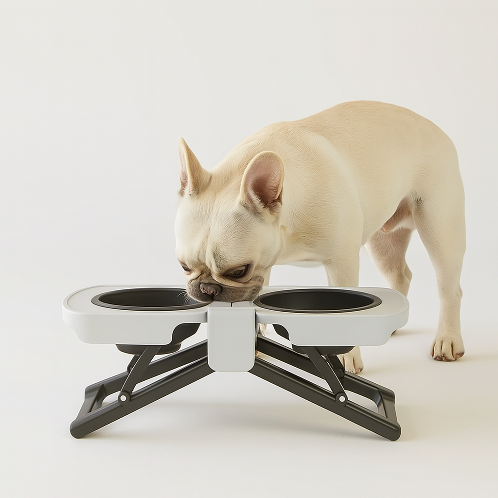 Adjustable Folding Table Food Dispenser Dog Supplies | Vet-recommended