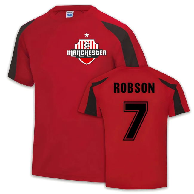 Officially Licensed Man Utd Robson 7 Man United Sports Training Jer...