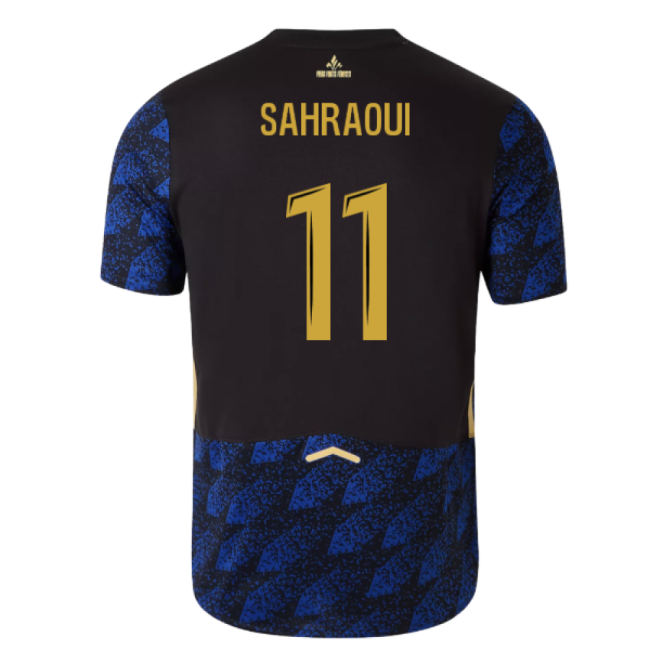 Match-Day Professional-Grade 2025-2026 Lille Third Shirt (Sahraoui 11)