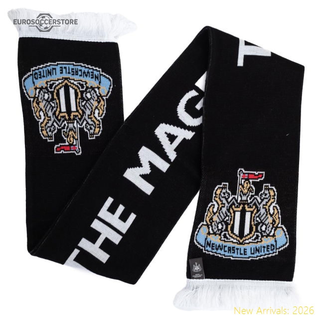 Official Newcastle United Fc Magpies Scarf - Premium Quality Baby