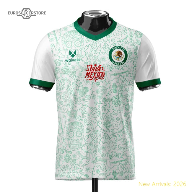 Mexico National Teams Heritage Football Jersey (Wolvate) Adult Short