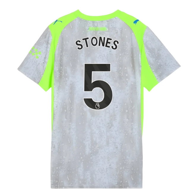 2025-2026 Man City Third Shirt (Womens) (Stones 5)