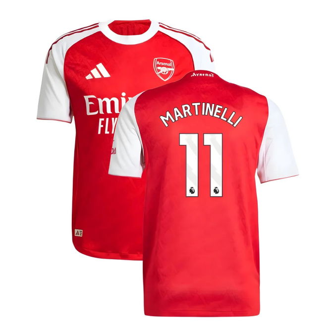 Arsenal 2025-2026 Home - Premium Comfort Fit Edition - Perfect Fit