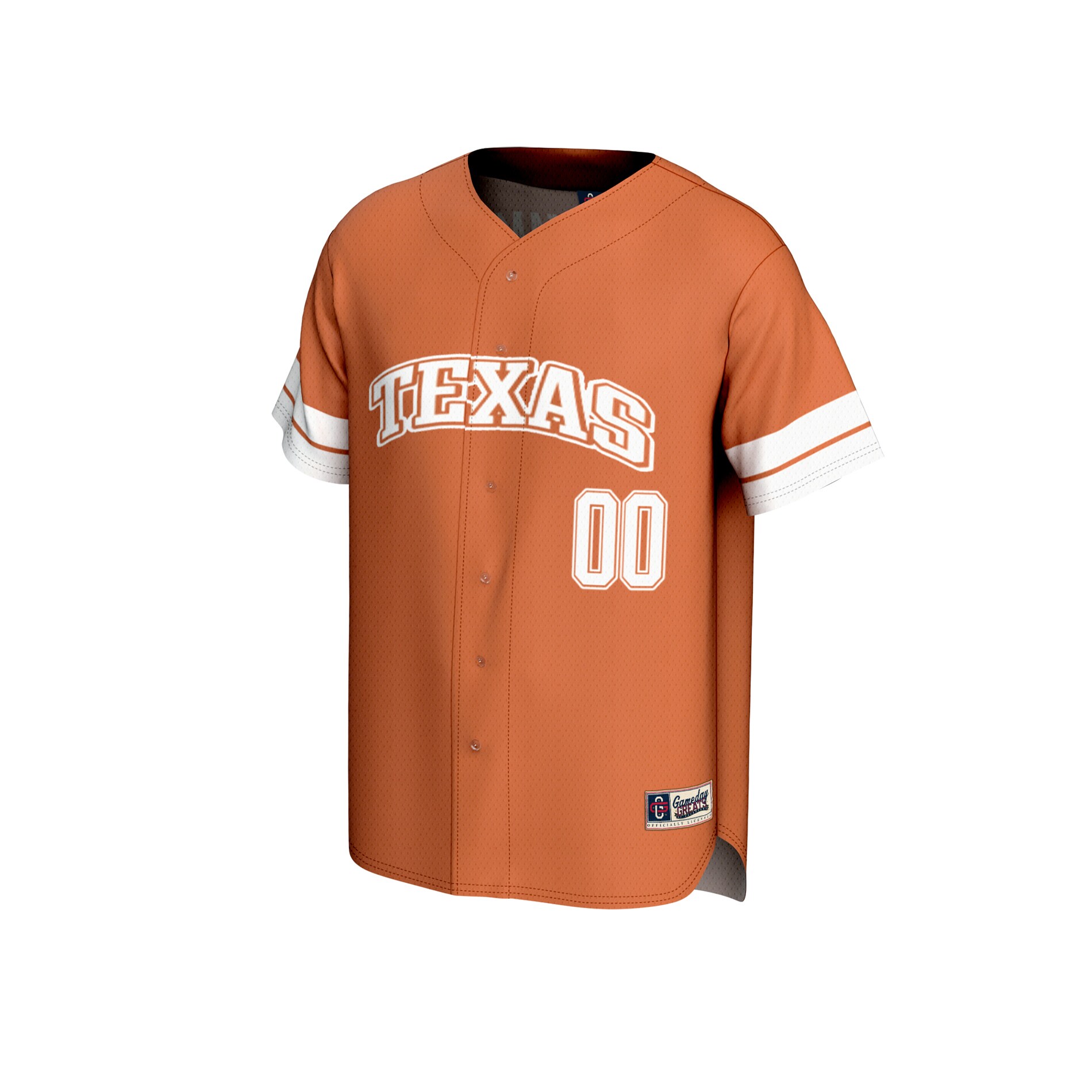 [NJP] Texas Longhorns GameDay Greats Unisex Personalized Collegiate Baseball Fashion Jersey - Texas Orange