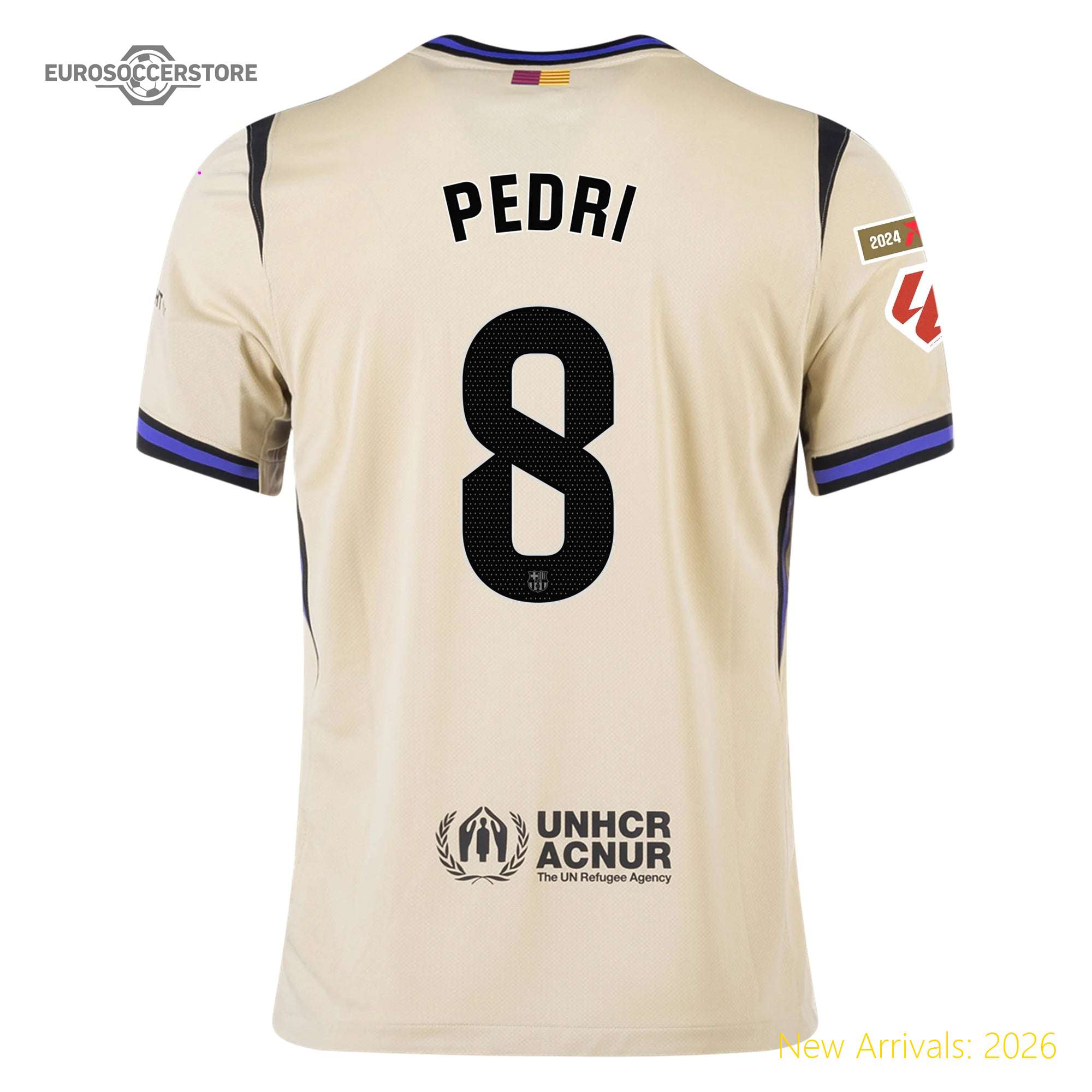 Kids Bar Pedri Barcelona Away Authentic Away Jersey 2023