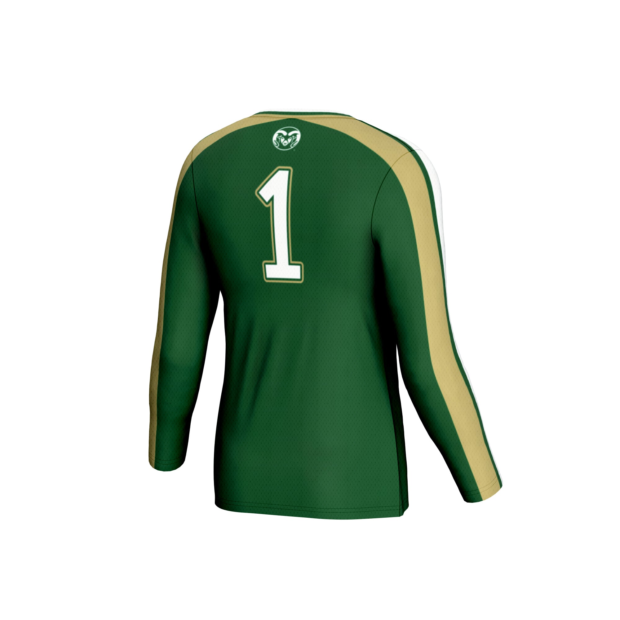 Colorado State Rams GameDay Greats Youth #1 Lightweight Volleyball Fashion Jersey - Green