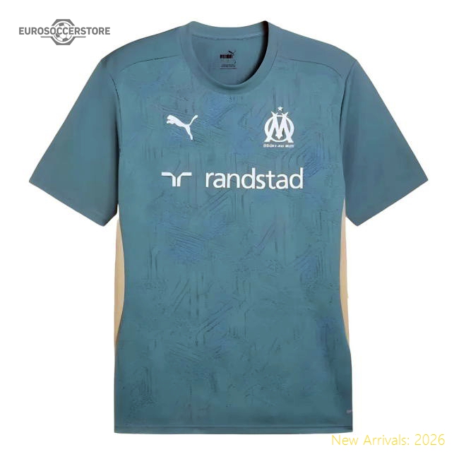 Club Teams,Marseille 2024-2025 Marseille Training Shirt (Bold Blue)