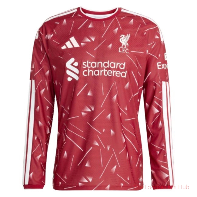 [EFKS] 2026-2027 Liverpool Authentic Long Sleeve Home Shirt Your Name