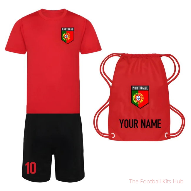 Men Personalised Portugal Training Kit Package UEFA Euro