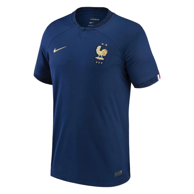 Authentic Replica France Home Fan Shirt for Adults