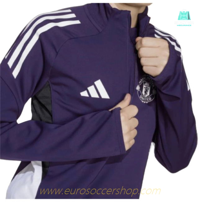 2025-2026 Man Utd Training Top (Aurora Plum) - Kids